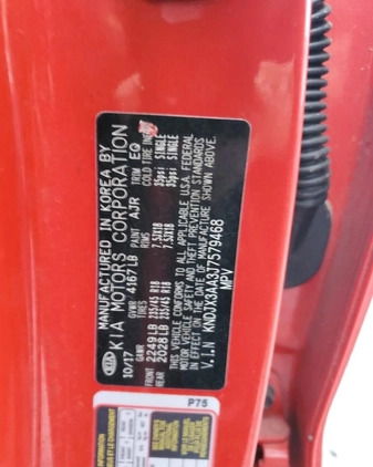 Kia Soul cena 34000 przebieg: 39972, rok produkcji 2018 z Gołdap małe 67